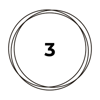 Number 3 with circles drawn around it