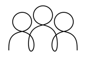 Line drawing of people
