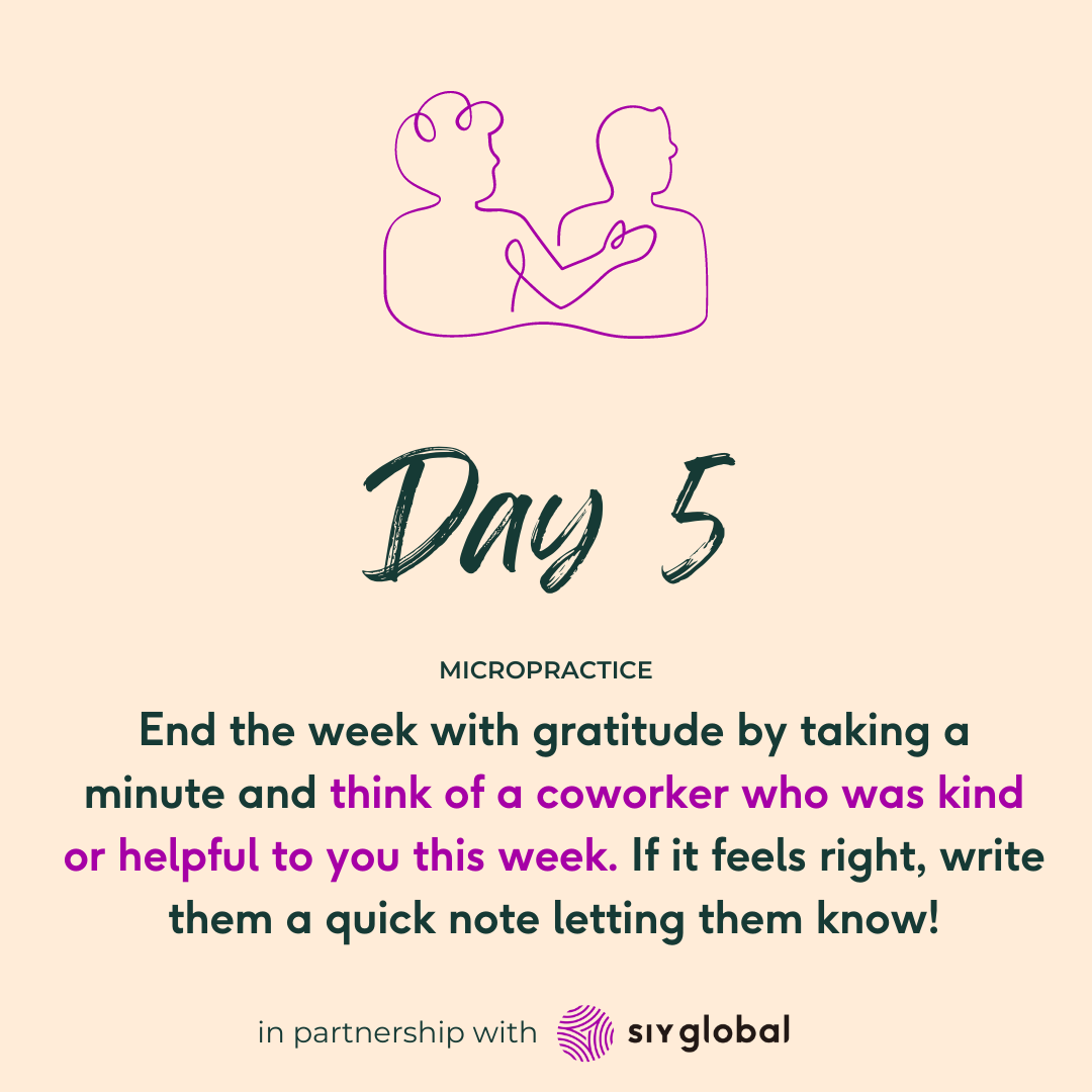 Day 5 Mindful Leader Challenge