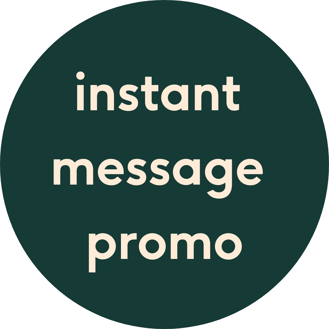 Instant message promo