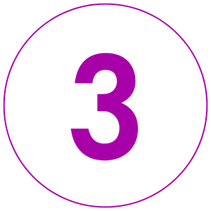 Three with circle